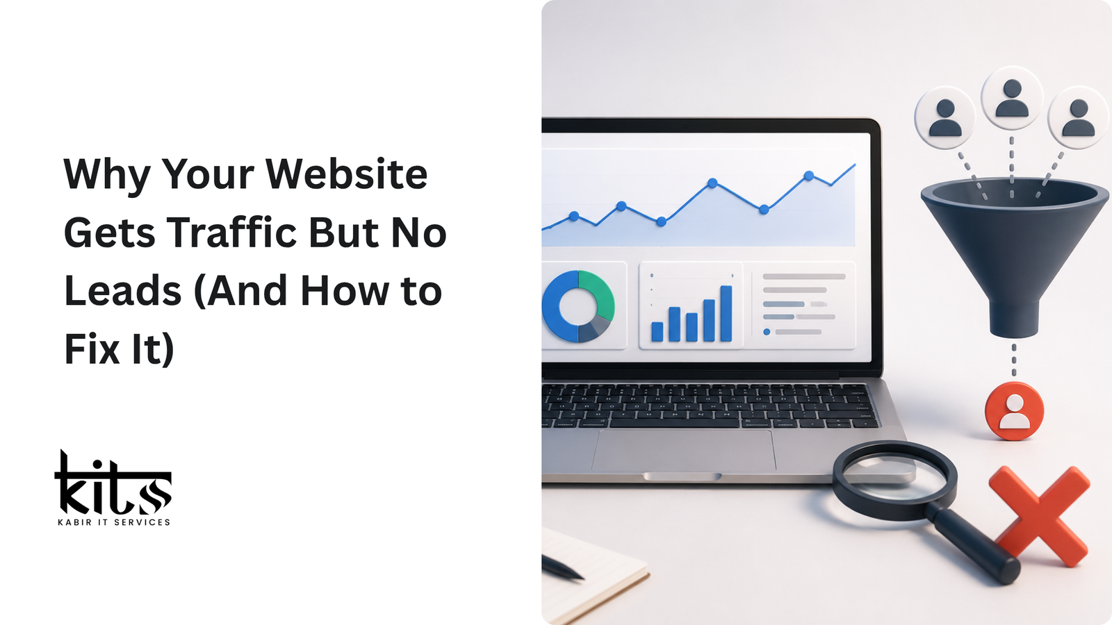 Why Your Website Gets Traffic But No Leads (And How to Fix It)